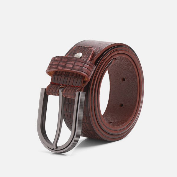 Maroon Leather Belt